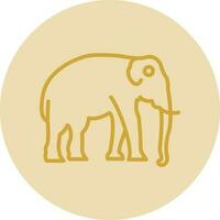 diseño de icono de vector de elefante