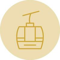 Gondola Vector Icon Design