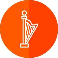 Harp Vector Icon Design