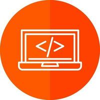 code programming Vector Icon Design