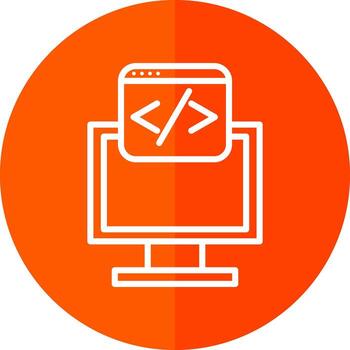 diseño de icono de vector de programación web