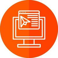 Landing page Vector Icon Design