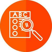 Spell check Vector Icon Design