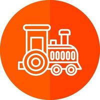 Toy train Vector Icon Design