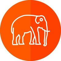 diseño de icono de vector de elefante