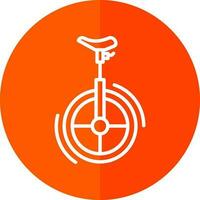 Unicycle Vector Icon Design