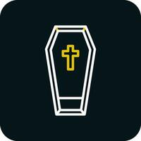 Coffin Vector Icon Design