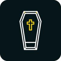 Coffin Vector Icon Design