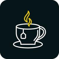 Tea cup Vector Icon Design