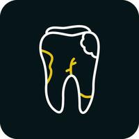 Caries Vector Icon Design