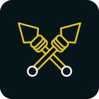 Spear Vector Icon Design