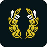 Laurel Vector Icon Design