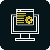 Web maintenance Vector Icon Design