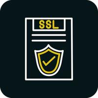 ssl vector icono diseño