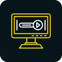 Live stream Vector Icon Design