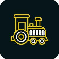 Toy train Vector Icon Design