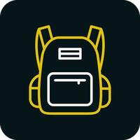 School bag Vector Icon Design