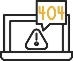 404 error Vector Icon Design