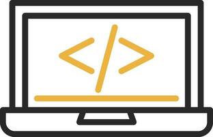 code programming Vector Icon Design