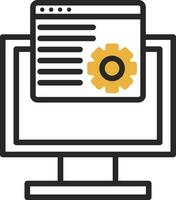 Web maintenance Vector Icon Design