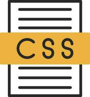 Css file Vector Icon Design