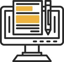 Blogger Vector Icon Design