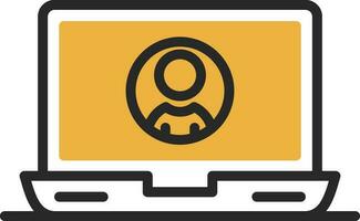 Laptop Vector Icon Design