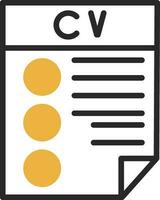CV Vector Icon Design