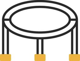 Trampoline Vector Icon Design