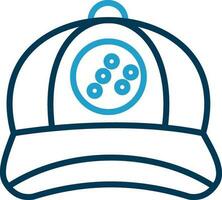 diseño de icono de vector de gorra de béisbol