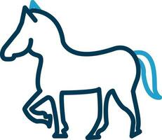 diseño de icono de vector de caballo