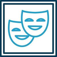 diseño de icono de vector de teatro