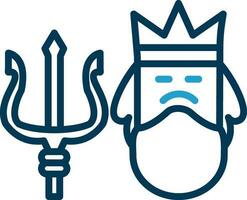 Poseidon Vector Icon Design