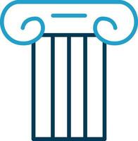 Ancient pillar Vector Icon Design