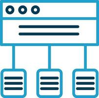 Data flow Vector Icon Design