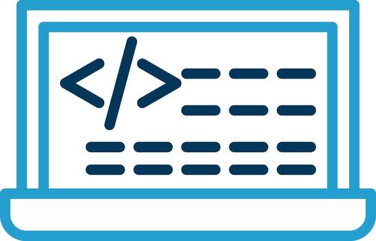 Coding Vector Icon Design