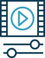 Video Vector Icon Design