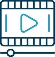 Video Vector Icon Design