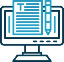 Copywriting Vector Icon Design