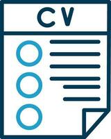 CV Vector Icon Design