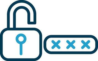 Password Vector Icon Design