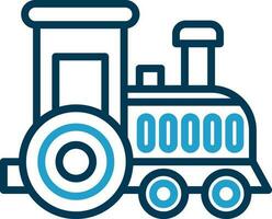 Toy train Vector Icon Design