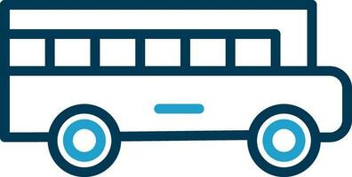 School bus Vector Icon Design