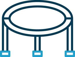 Trampoline Vector Icon Design