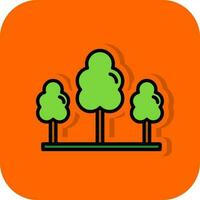 diseño de icono de vector de árbol