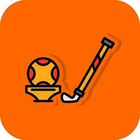 Golf club Vector Icon Design