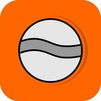 Golf ball Vector Icon Design