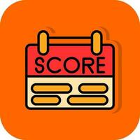 Scoring Vector Icon Design