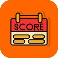 Scoring Vector Icon Design