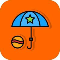 Umbrella Vector Icon Design